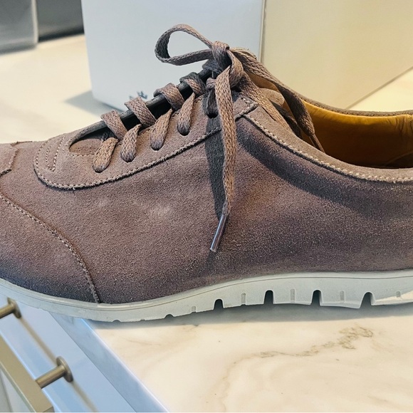Peter Millar Womens Sneakers - Gray Suede size 9 - Picture 2 of 5